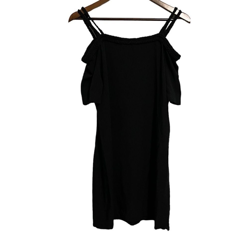 Nikkie Black Off the Shoulder European Designer Dress